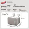 TAILI Wall-Mounted Bathroom Tissue Box with Shelf