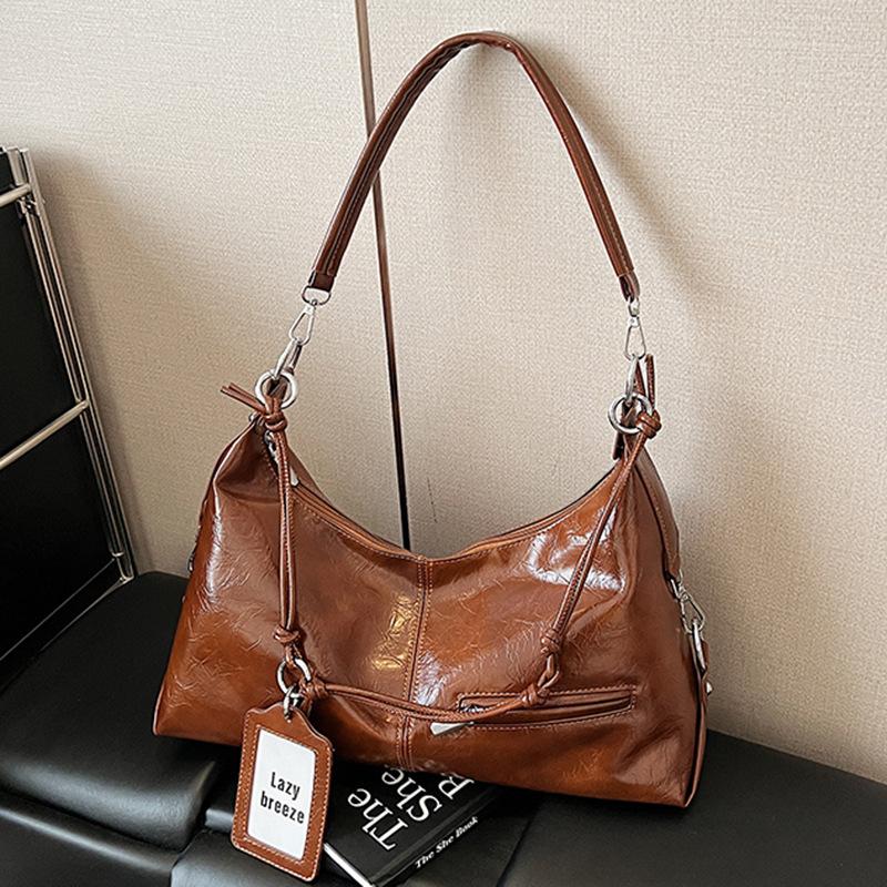Casual commuting large-capacity bag women's 2026 summer new crossbody bag fashionable and simple one-shoulder underarm tote bag