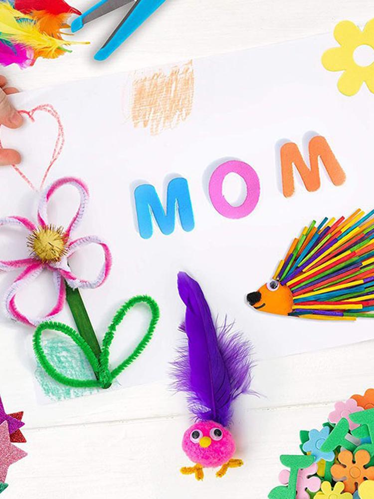 Kids Arts and Crafts Supplies Educational Preschool Art Craft Materials Funny DIY Crafting Supplies