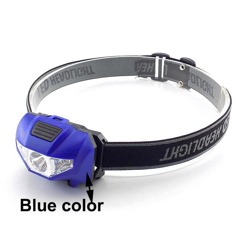 5pcs Mini Headlight Portable LED Headlamp Waterproof Head Front Light 3Modes Lighting Outdoor Camping Hiking Head Flashlight