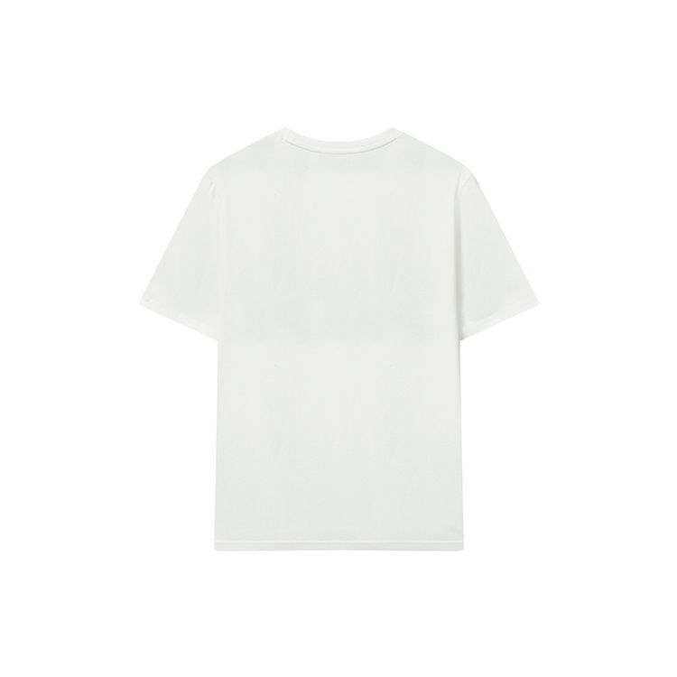 Fila SS22 American Retro Large Logo Print Solid Color Short Sleeve T-Shirt Unisex Tops White F51U228199FWT