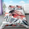 Cristiano Ronaldo Duvet Cover Football Theme Bedding Set for Comfortable and Breathable Bedroom Decor Fan Best Gifts