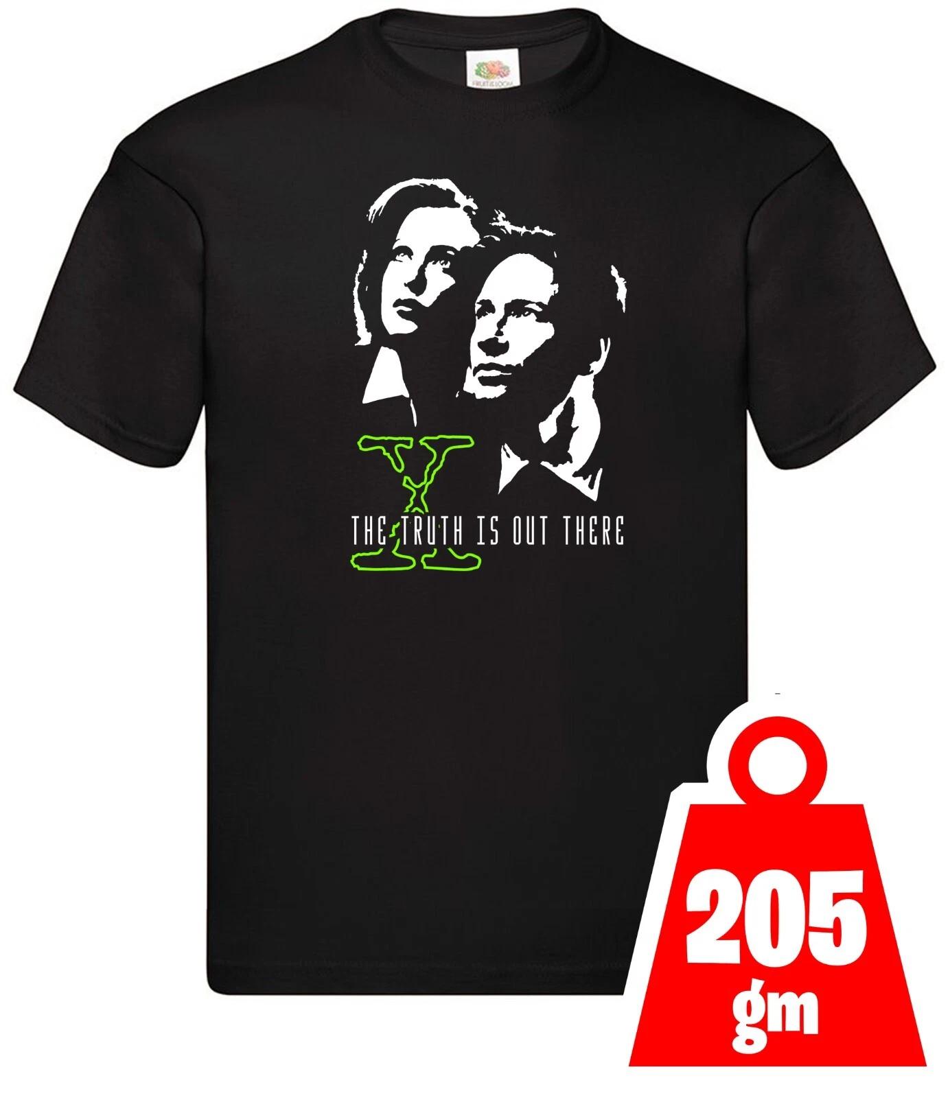 The X Files  The Truth Is Out There  Black T-Shirt  Mulder and Scully  S