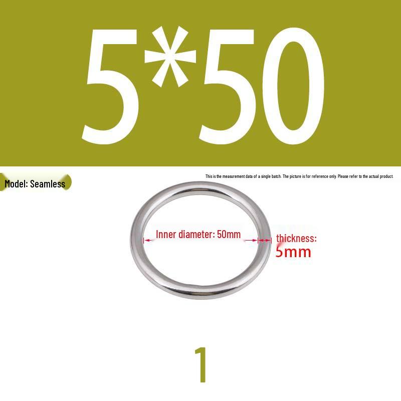 304 Stainless Steel Seamless O-Ring for Lifting and Hammock Yoga Connection