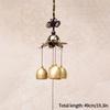 Japanese Wind Chimes Copper Wind Bell Outdoor Yard Garden Decorative Supplies Door Bell for Home Car Hanging Decor Garden Decor