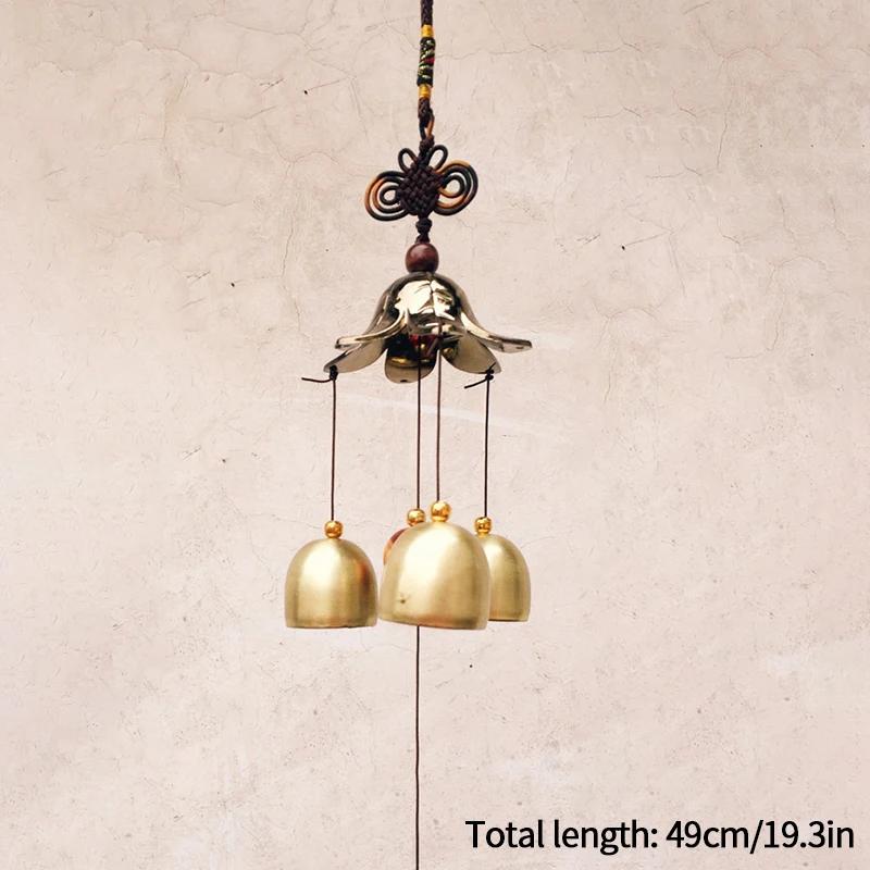Japanese Wind Chimes Copper Wind Bell Outdoor Yard Garden Decorative Supplies Door Bell for Home Car Hanging Decor Garden Decor