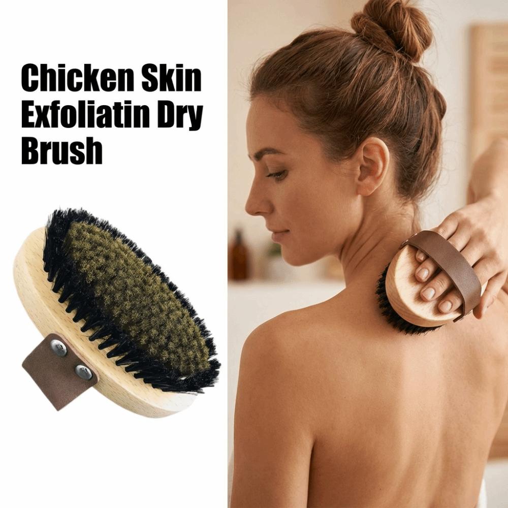 Bristle Copper Wire Brush Dredging Body Meridian Massage Brush  Women