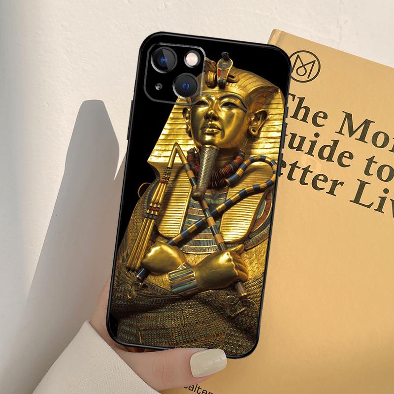 Tutankhamun Phone Case For iPhone 16 15 14 13 12 11 Pro Max 12 13 Mini XR 16e 15 16 Plus Full Cover