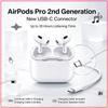 Vysoká věrnost zvuku AirPods Pro 2 Bluetooth sluchátka Rychlé nabíjení USB-C Celkem 30H Dotykové ovládání Přesné akustické otvory Kompatibilní se všemi smartphony