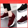 Elegant Women Fashion Casual Suede Wedge Platform Shoes For Stylish Outdoor Activities