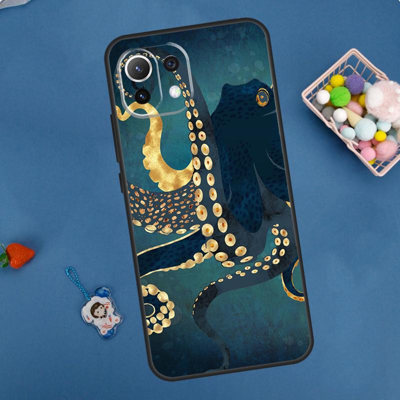 Marine Life Ocean Octopus Case For POCO F5 X3 X5 Pro X4 F4 GT C40 M5s F3 Cover For Xiaomi 13 12 Lite 12T 11T Pro 12X