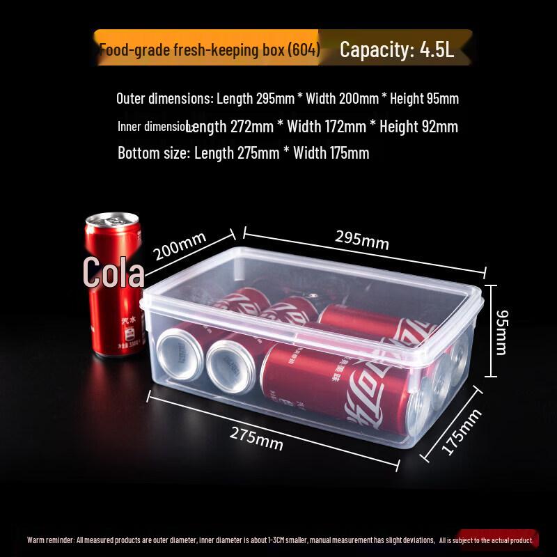Qiwei Rectangular Plastic Food Storage Container with Lid