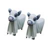 Halloween Ghost Figurines Centerpieces Spooky Resin Cow Ghost Statue Garden Decor Halloween Decorations for Porch Lawn