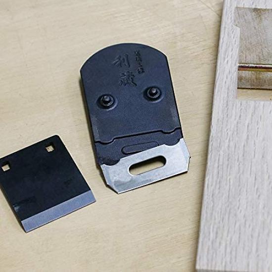 Kakuri Sangyo Replaceable Blade 58mm Blade Blade No Sharpening No Adjustment DIY Carpentry Wood Surface 12629 Plane, Width, One-Touch Replacement,