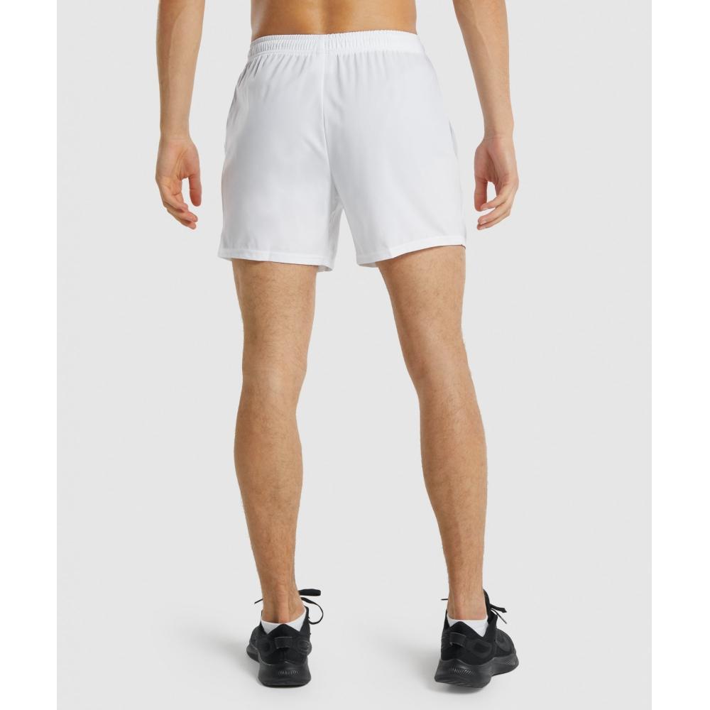 Gymshark Arrival 5 Shorts Weiß A2a1m Wbbm