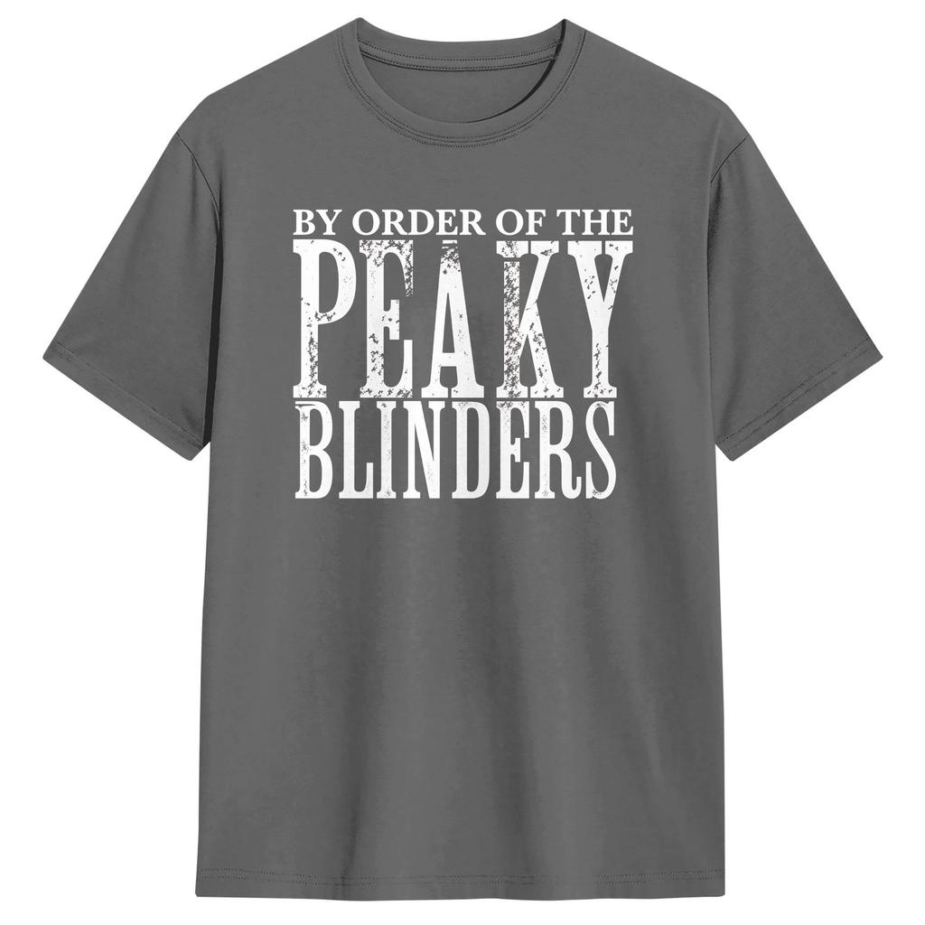 TvSerie Peaky Blinders T Shirt Summer  Hip Hop TShirts Men Cotton Crew Neck Plus Size Clothing ShortSleeved Vintage Tops