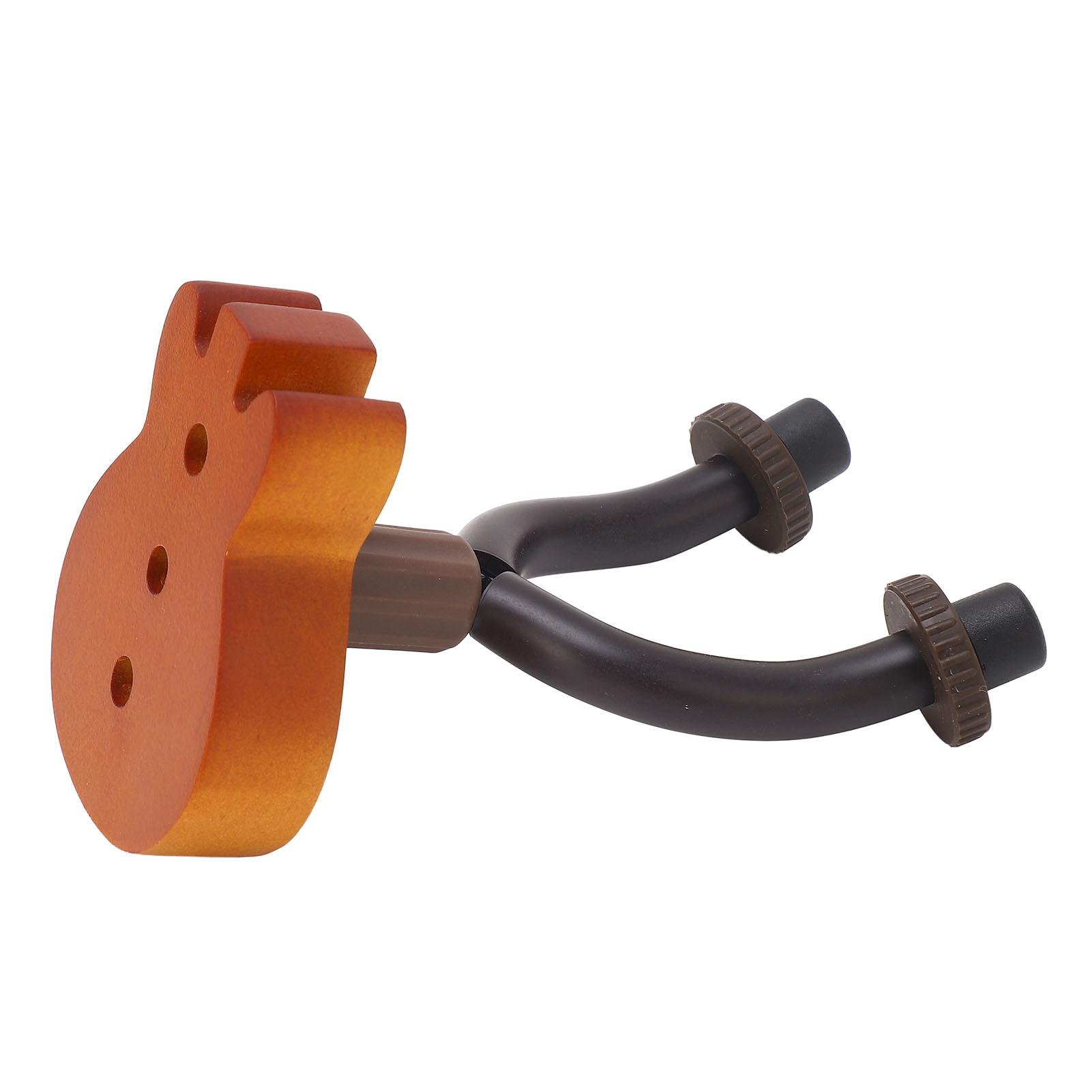 

Guitar Hangers Hook Wall Mounted Beech Wood Iron and Rubber Guitar Holder Hook for Home Music Instrument Shops