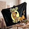 Warm Flannel BlanketScooby-Doo Soft Cozy Throw Blanket for Bedroom Couch