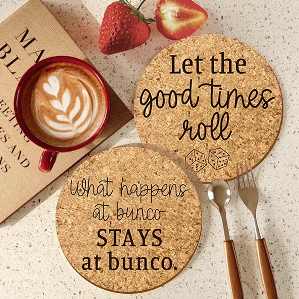 

6pcs Vintage Insulated Placemat Heat-resistant Anti Scalding Pad Crafts Tea Cup Mats Bowl 6 Pcs