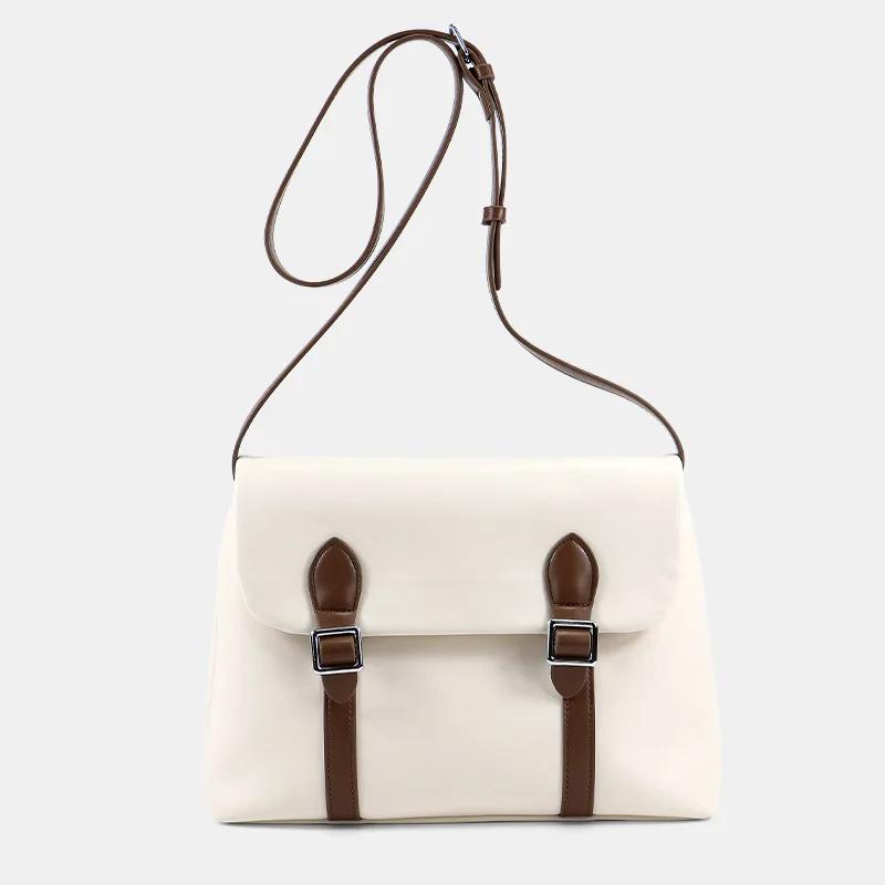 

Винтажная женская сумка через плечо, большая вместительная женская сумка-тоут, сумки из искусственной кожи, женские сумки-мессенджеры, сумка для книг для девочек белый