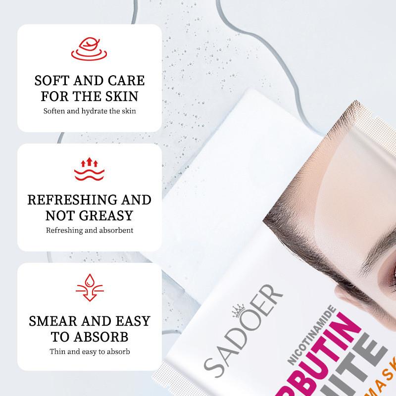 Sadoer Niacinamide And Bearberry Whitening Hydrating Face Mask For Radiant Skin