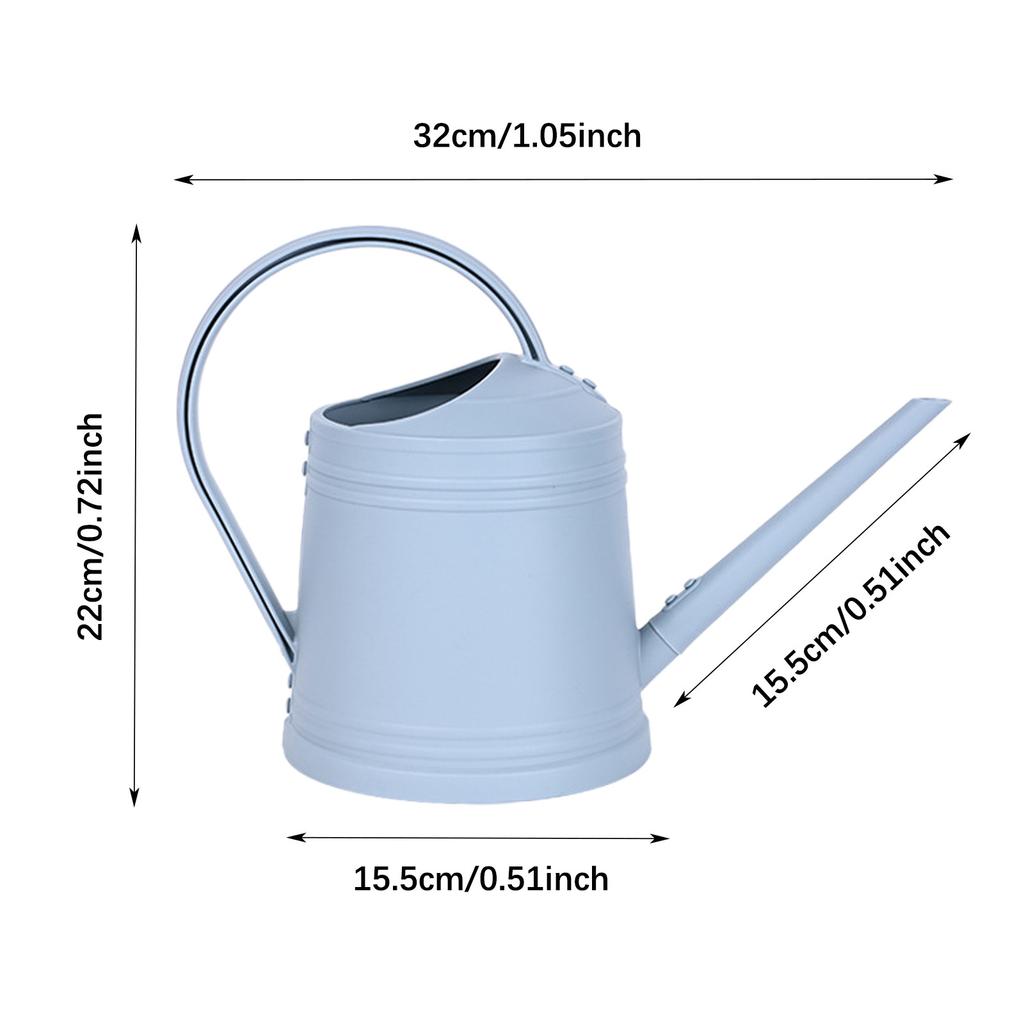 Kunststoff Gießkannen mit langem Ausguss 18l Zuhause Balkon Tragbare Gießkanne 1 Stück Große Kapazität Echte Zimmerpflanzen Indoor Werkzeuge