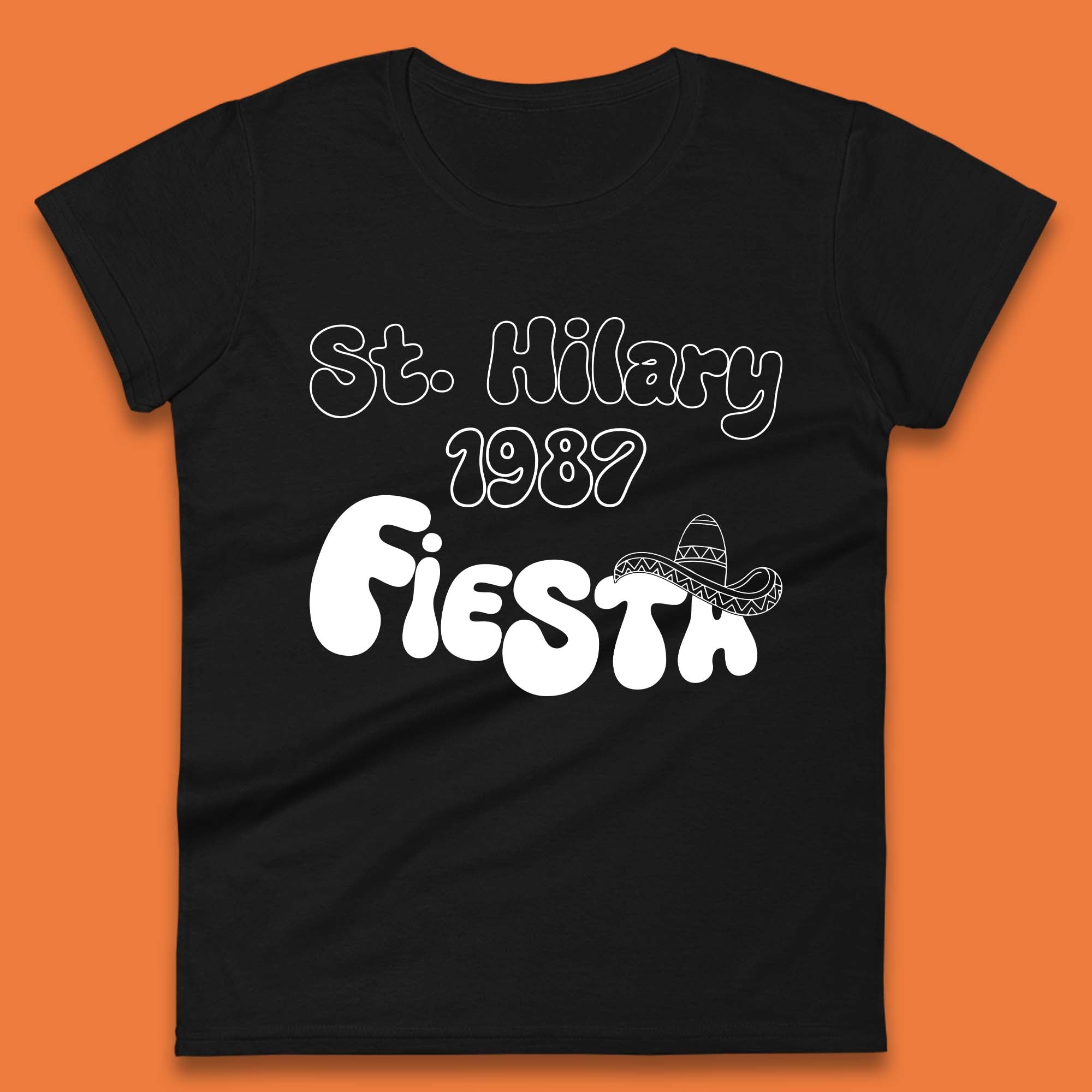 

St. Hilary Fiesta Womens T-Shirt Mens Tops Tees Unisex S