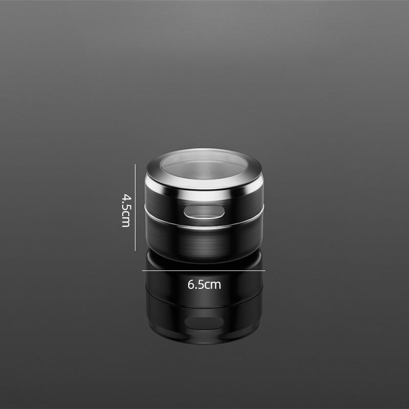 Stainless Steel Magnetic Seasoning Box Kitchen Seasoning Jar Household Wall Mounted Seasoning Bottle Seasoning Storage Jar