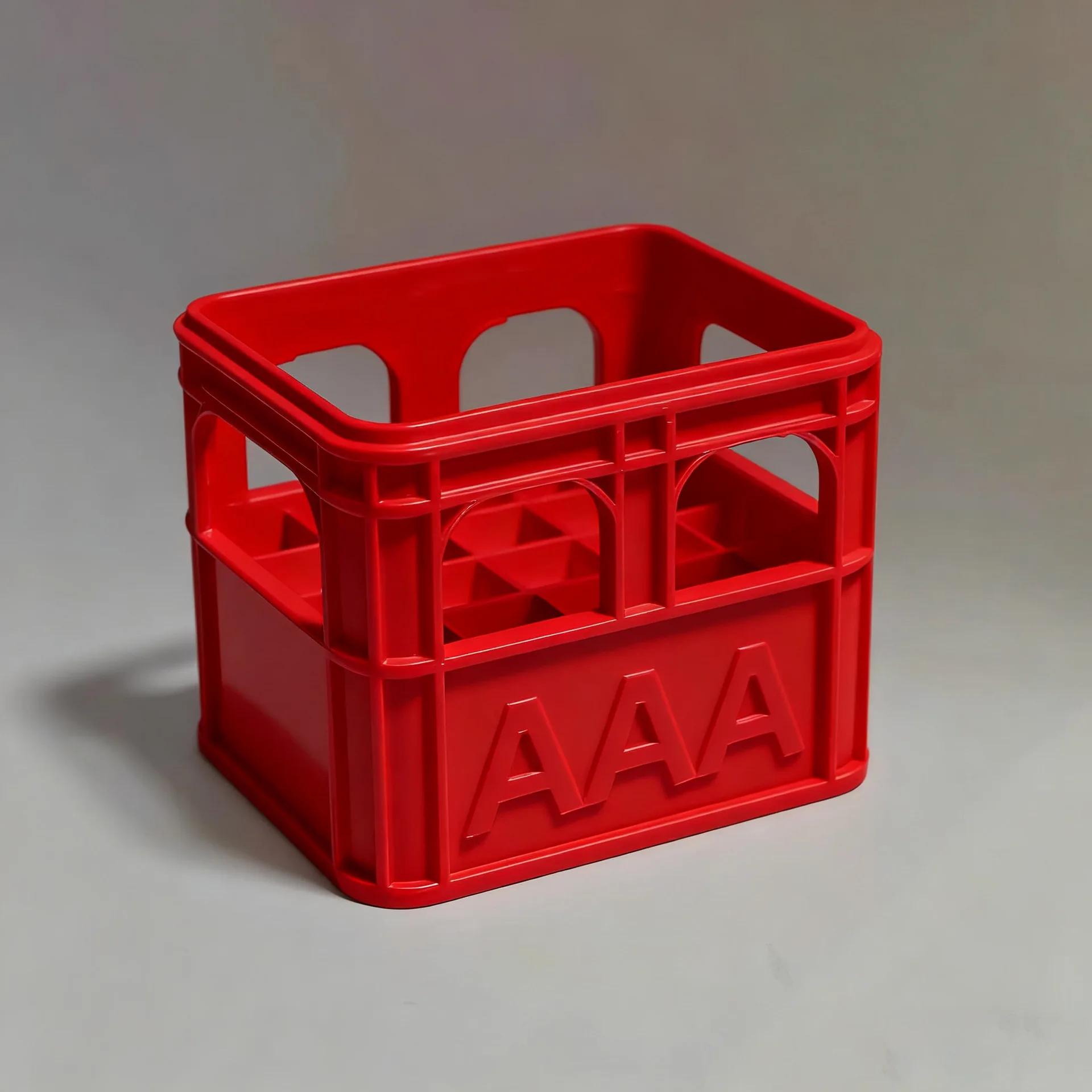

3D Printed Stackable Battery Storage Box – Beer Crate Style Organizer for AA, AAA, 18650, 21700 & 9V Batteries