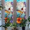 40*100cm Bunte Fensteraufkleber Elektrostatische Glasaufkleber Dekorative Fensterfolie