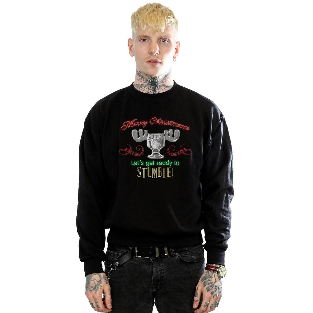 National Lampoon´s Christmas Vacation Mens Moose Head Sweatshirt