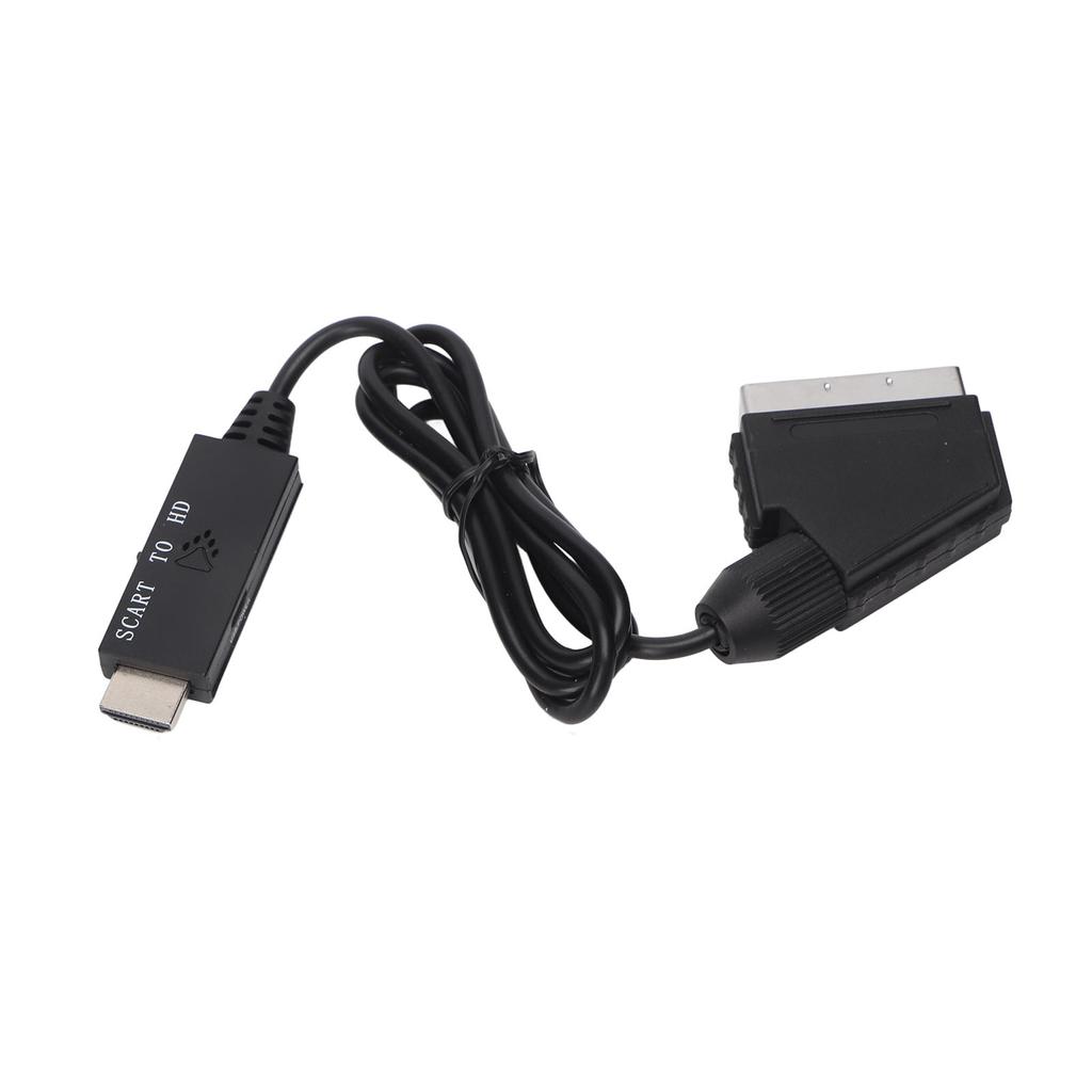 SCART to HD Multimedia Interface Adapter 720P 1080P Switchable Full HD Video Converter for Xbox DVD Set Top Box