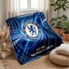 Coperta a tema Chelsea FC Morbida coperta in flanella Coperta morbida da divano Coperta accogliente per divano e letto per la decorazione della casa