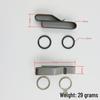 Clip pour clés large en acier inoxydable pour boucle de ceinture