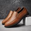 Genuine Leather Mens Loafers Moccasins Simple Soft Slip on Flats Boat Shoes High Quality Man Casual Shoes Male Driving Footwear