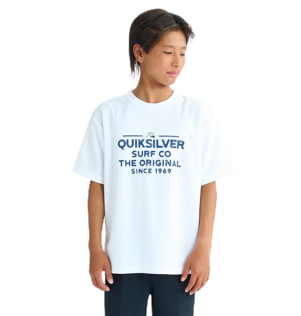 Rashguard FEEDING LINE SS YOUTH Boys WHT [Quicksilver]