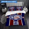 3PCS Esporte Clube Bahia Design Printed Soft Bedding Set,Including 1pc Duvet Cover And 2pcs Pillowcases Perfect for Bedroom, Dormitory, Fan gift