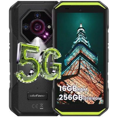 Ulefone Armor X32 Pro 5G Smartphone Robust 16GB+256GB 5.65" 5500mAh Battery Unbreakable Mobile Phone 64MP Dual SIM/GPS Green