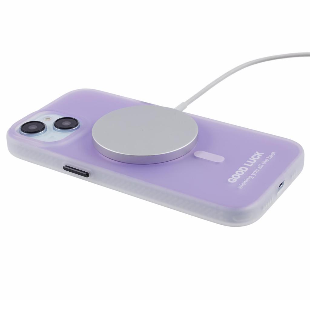 PP Series for iPhone 14 Magnetic Case Acrylic+TPU Shockproof Phone Cover