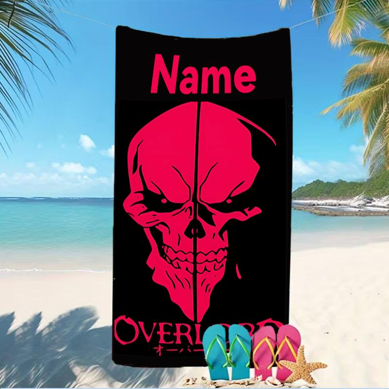 Customizable Personalized Beach Towels Overlord Themed designs.Suitable for the Beach, Yoga, Sports;ideal As Beach Accessories