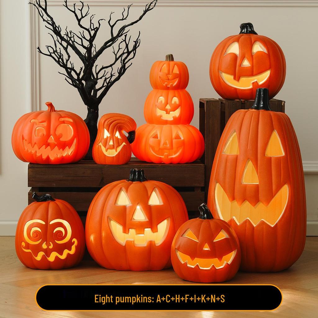 Große Halloween-Kürbis-Laterne für Innen-/Außen dekoration