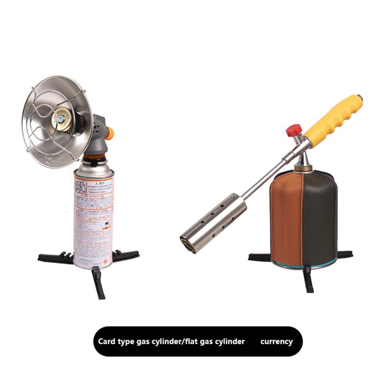 Portable Foldable Gas Bottle Tripod Stand Outdoor Camping Gas Tank Bracket Foldable Canister Tripod Stand Base For Gas Cartridge