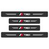 4Pcs Carbon Fiber Auto Door Threshold Waterproof Stickers Accessories For TRD Toyota Corolla Rav4 Auris Camry Yaris CHR