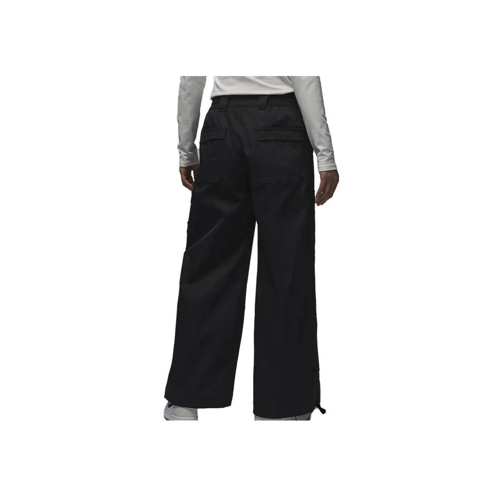 Jordan Chicago Multi-Pocket Elastic Waist Casual Cargo Pants Women Bottoms Black FD7216-010