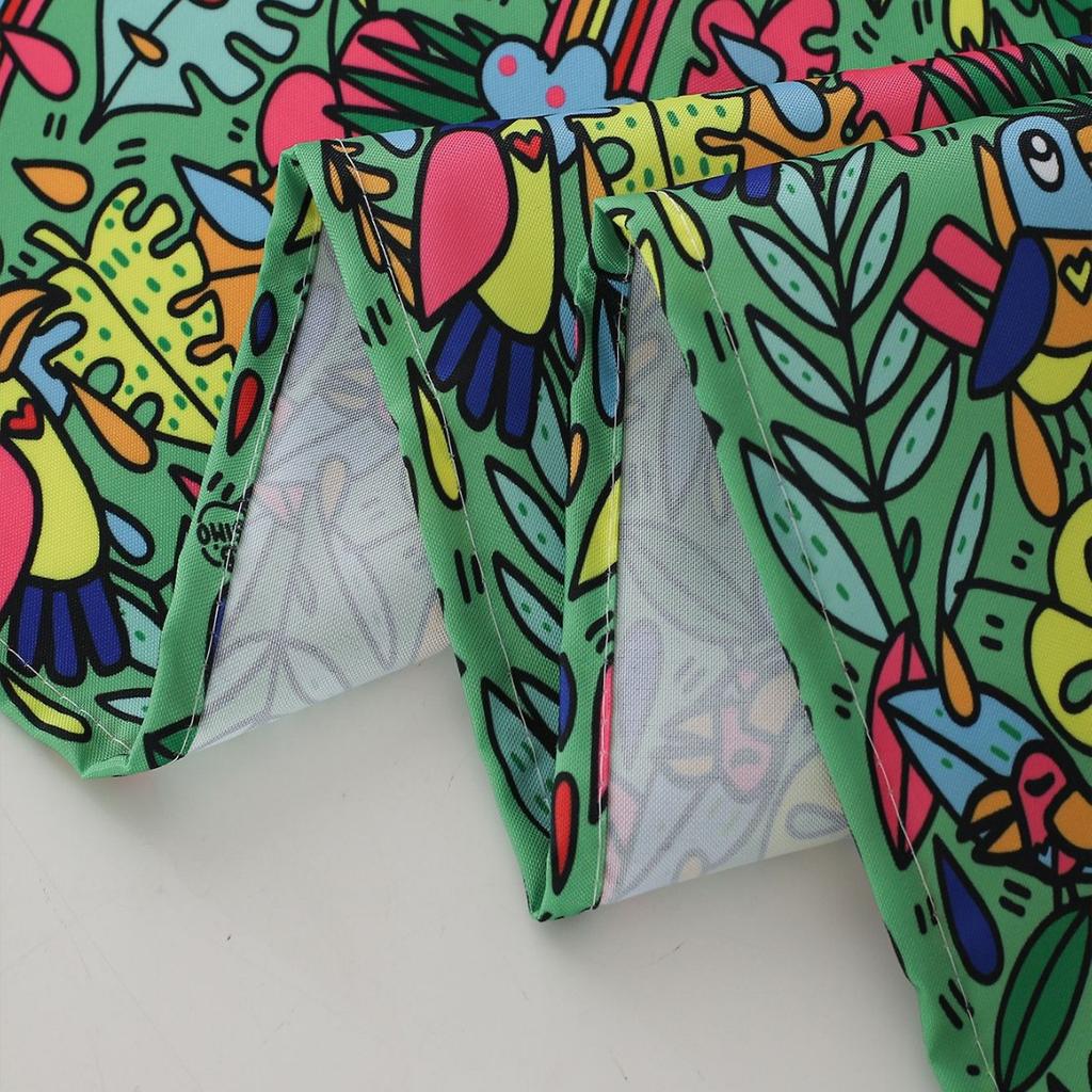 Tablecloth Forest Flowers Rectangle Dining Table Cloth Bohemian Waterproof Round Table Cloth