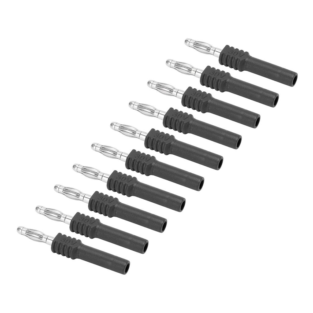 10PCS J.20025 Banana Plug Connector 4mm Male to 2mm Female Multimeter Banana Connector Adapter for Industry