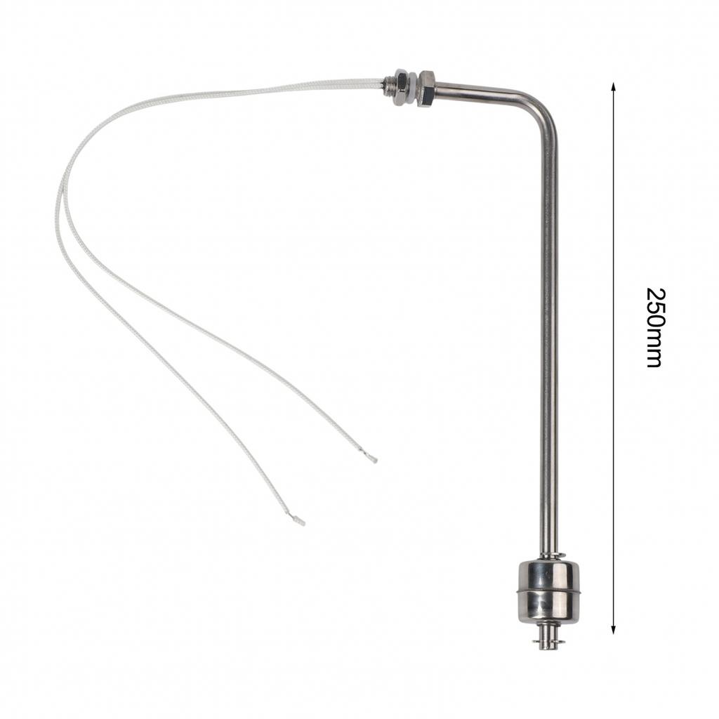 Stainless Steel L Shape Float Switch for Water Level Sensing 75 to 250mm