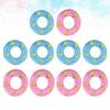 10 Pcs Hilfe Float Ringe Schwimmen Kid Schwimmen Aufblasbare Puppen Spielzeug für Kleinkinder Mini