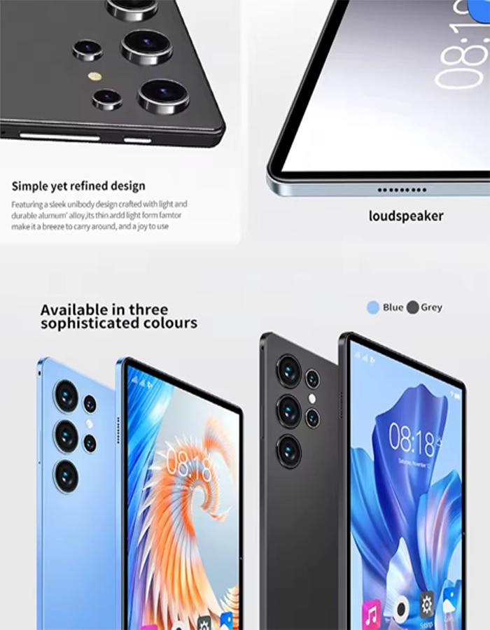 New 10.1 Inch Octa Core Tablets 8GB RAM 128GB ROM 4G Dual SIM Network AI Speed-up Tablet Bluetooth WiFi 6000mAh