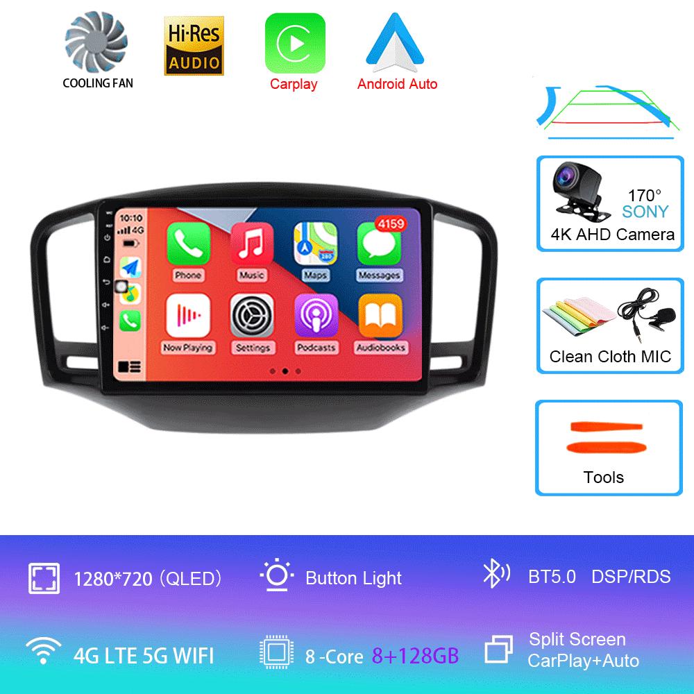 Android 14 For Roewe350 2010-2016 MG(350) 2010-2012 Car Multimedia Radio GPS CarPlay 360 Panoramic Voice Control 4G WiFi Head Un